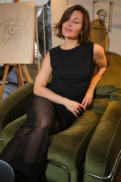 Marlise Mesh Skirt 166014*Neo Noir Best