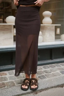 Neo Noir Marlise Mesh Skirt 166014< Sæt 🛍️|Nederdele