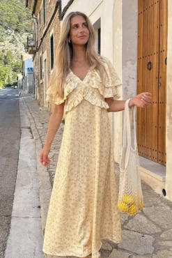 Marthaic Maxi Dress A23935*BYIC Discount