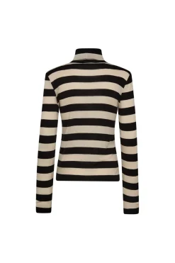 Co´Couture Masoncc Stripe Rollneck Blouse 33194< Bluser & Skjorter