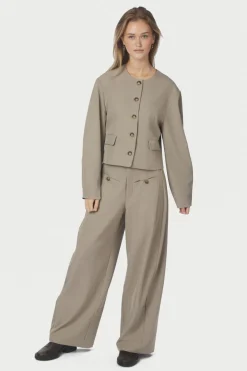 Neo Noir Massie Structure Pants 165999< Bukser, Jeans & Leggings