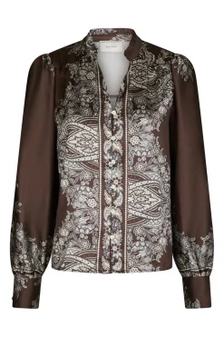 Massima Paisley Border Blouse 160960*Neo Noir New