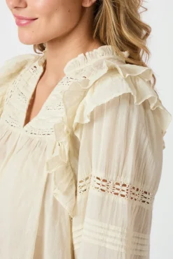 Mauri S Voile Blouse 164698*Neo Noir New