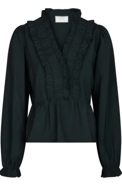 Neo Noir Melfy Structure Blouse 166695< Bluser & Skjorter