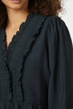 Neo Noir Melfy Structure Blouse 166695< Bluser & Skjorter