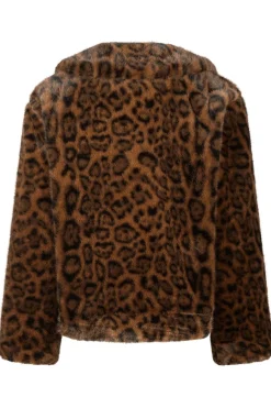 Neo Noir Melodie Leo Faux Fur Jacket< Overtøj & Jakker