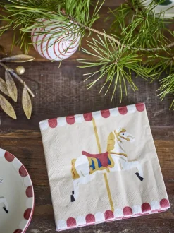 Bloomingville Merry-go-round Serviet, Natur, FSC® Mix, Papir 82062899< Ting Til Køkkenet