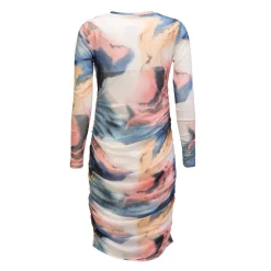 Liberte Mesh Ls Long Dress 22219< Kjoler