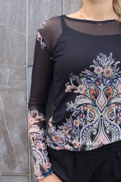 Mesh Ls Tshirt 22065*Liberte Online