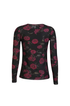Liberte Mesh Ls Tshirt 22065< Bluser & Skjorter