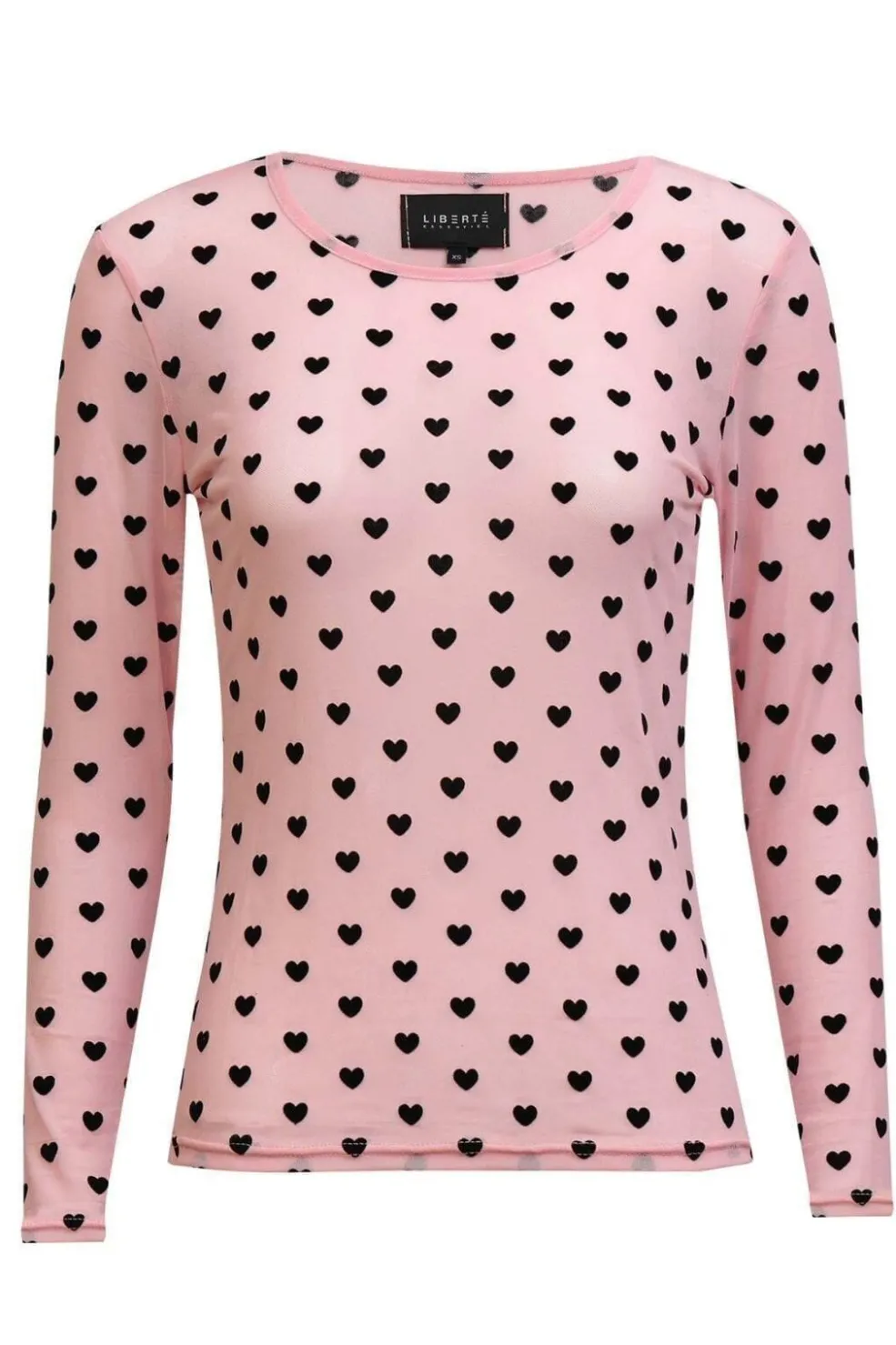 Liberte Mesh Ls Tshirt 22065< Bluser & Skjorter