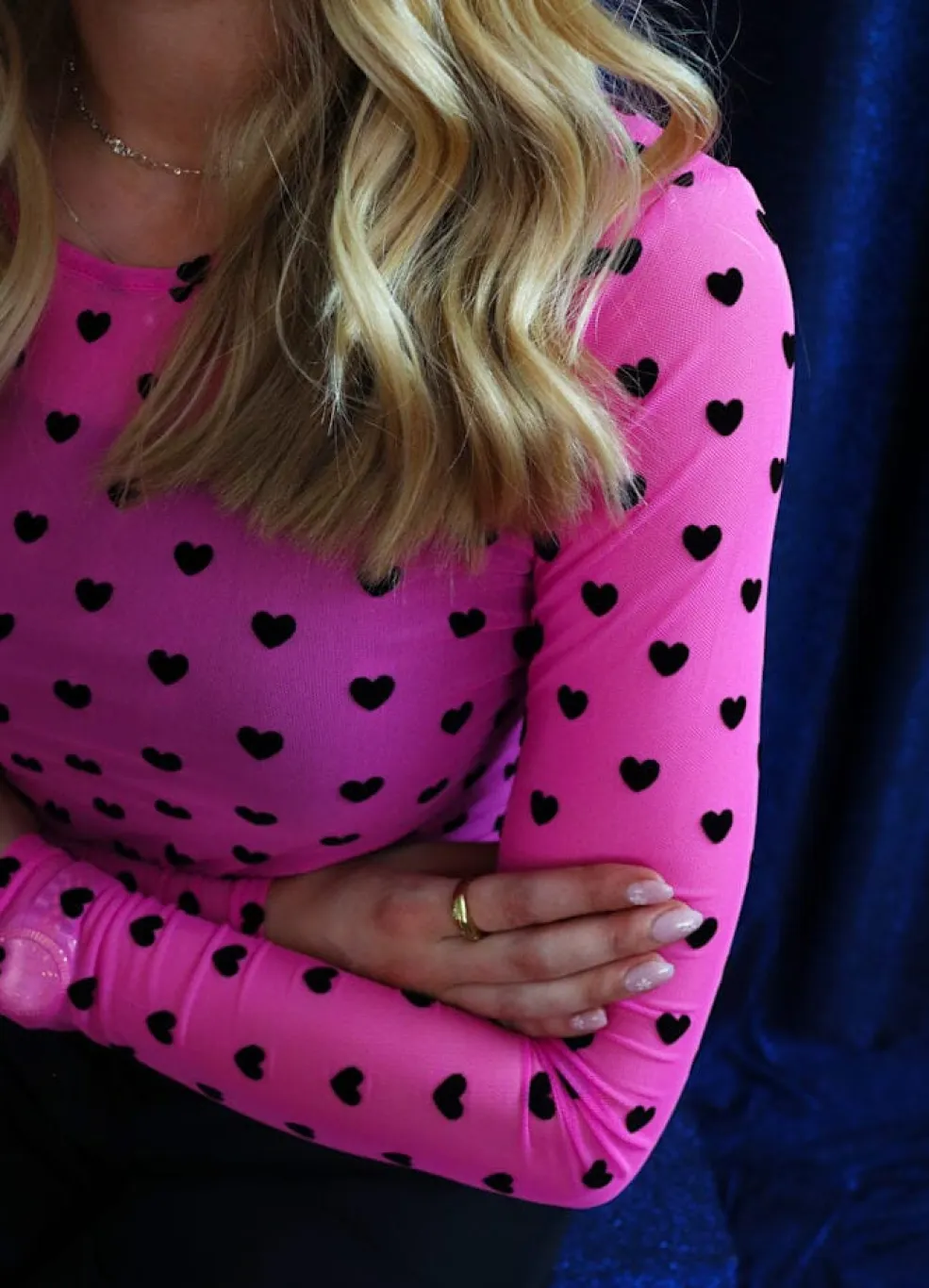 Liberte Mesh Ls Tshirt 22065< Bluser & Skjorter