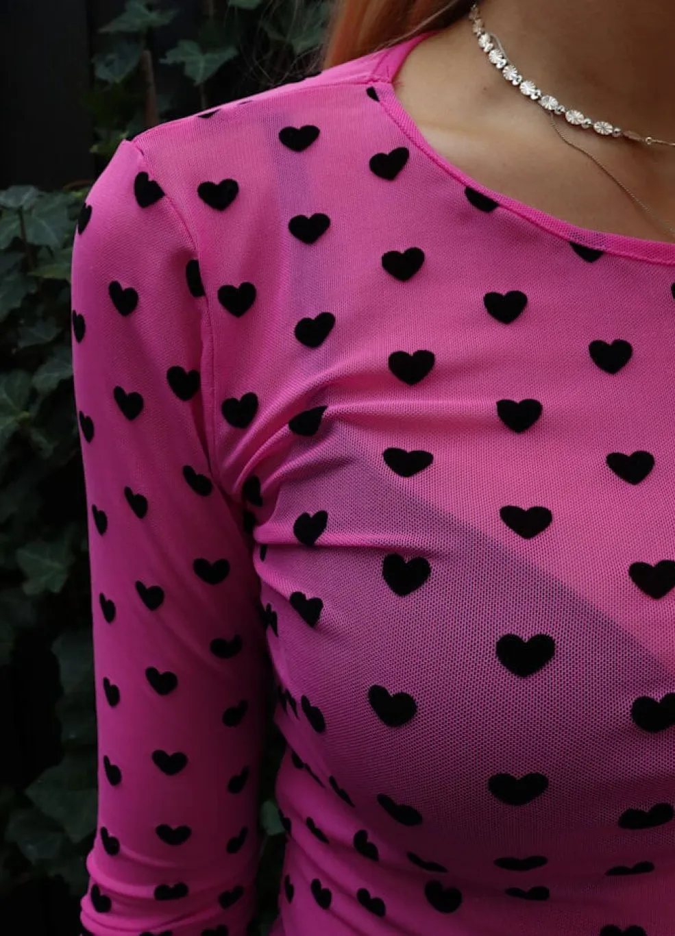 Liberte Mesh Ls Tshirt 22065< Bluser & Skjorter