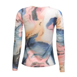 Liberte Mesh Ls Tshirt 22065< Bluser & Skjorter