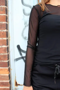 Liberte Mesh Top< Bluser & Skjorter