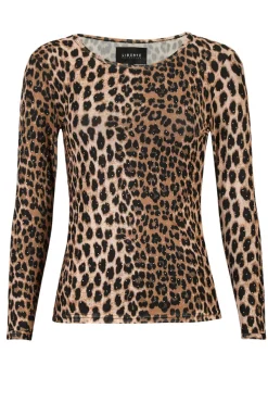 Mesh-Ls-Sparkle-Tshirt 22134*Liberte Clearance