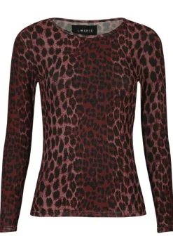 Liberte Mesh-Ls-Tshirt 22065< Bluser & Skjorter