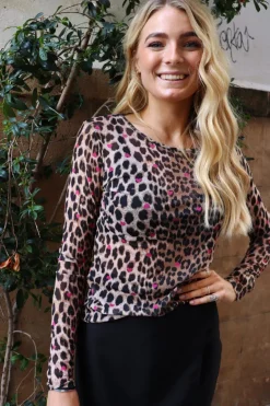 Mesh-Ls-Tshirt 22065*Liberte Outlet