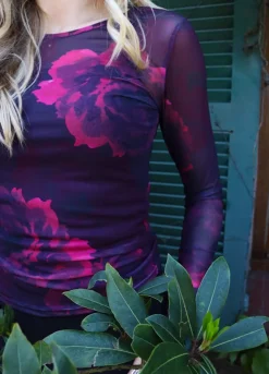 Mesh-Ls-Tshirt 22065*Liberte Discount