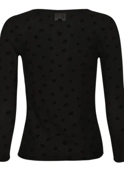 Liberte Mesh-Ls-Tshirt 22065< Bluser & Skjorter