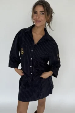 Continue Mili Pinstripe Patch 14999< Bluser & Skjorter