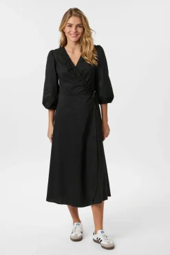 Neo Noir Minga Poplin Dress 165266< Kjoler