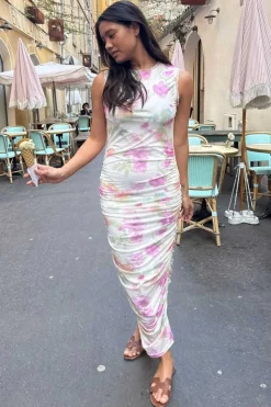 BYIC Miraic Mesh Dress A23631< Kjoler