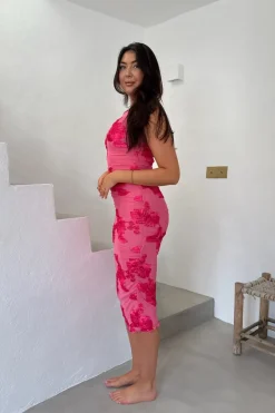 BYIC Miraic Mesh Dress A23766< Kjoler