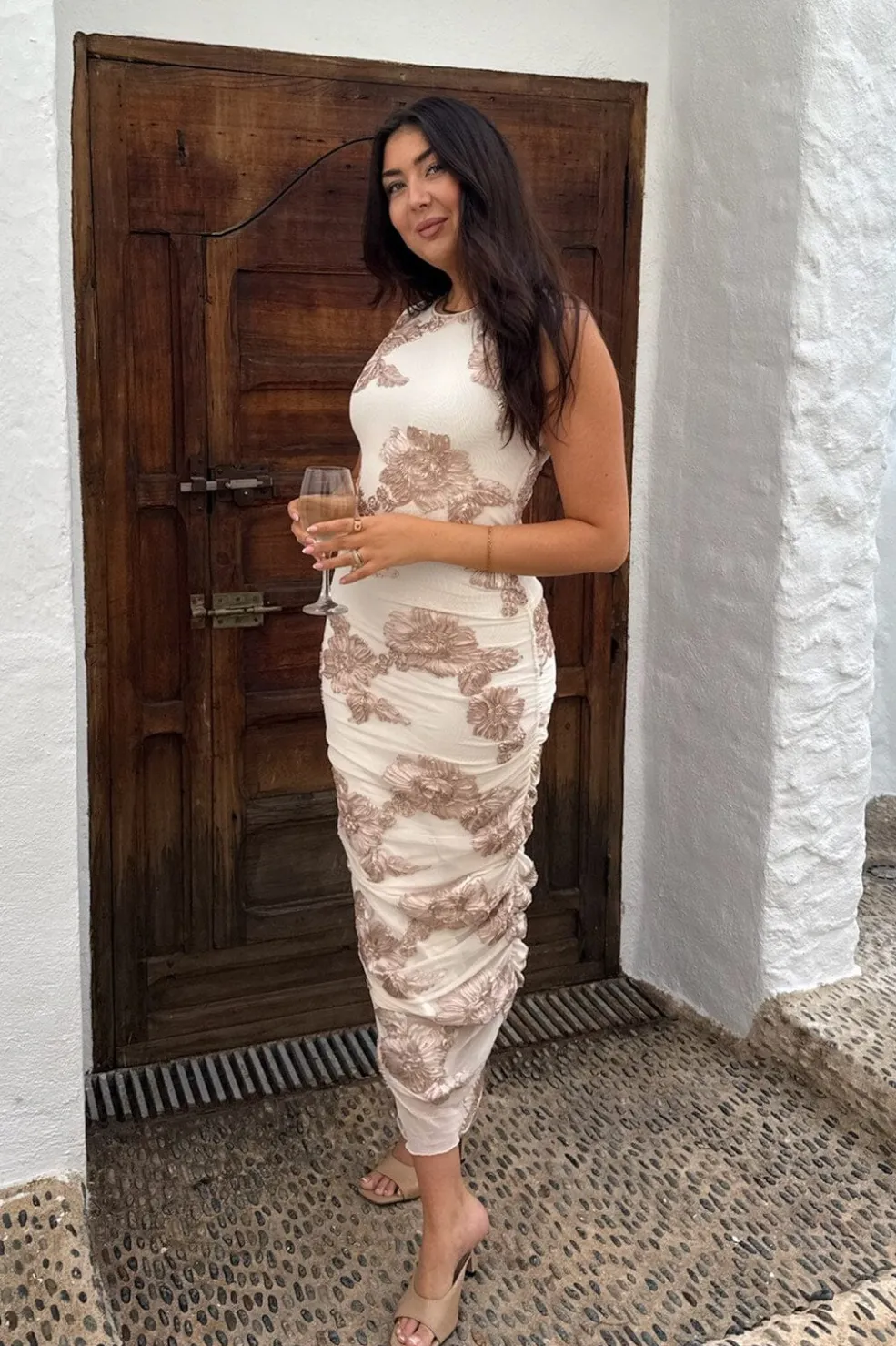 BYIC Miraic Mesh Dress A23766< Kjoler