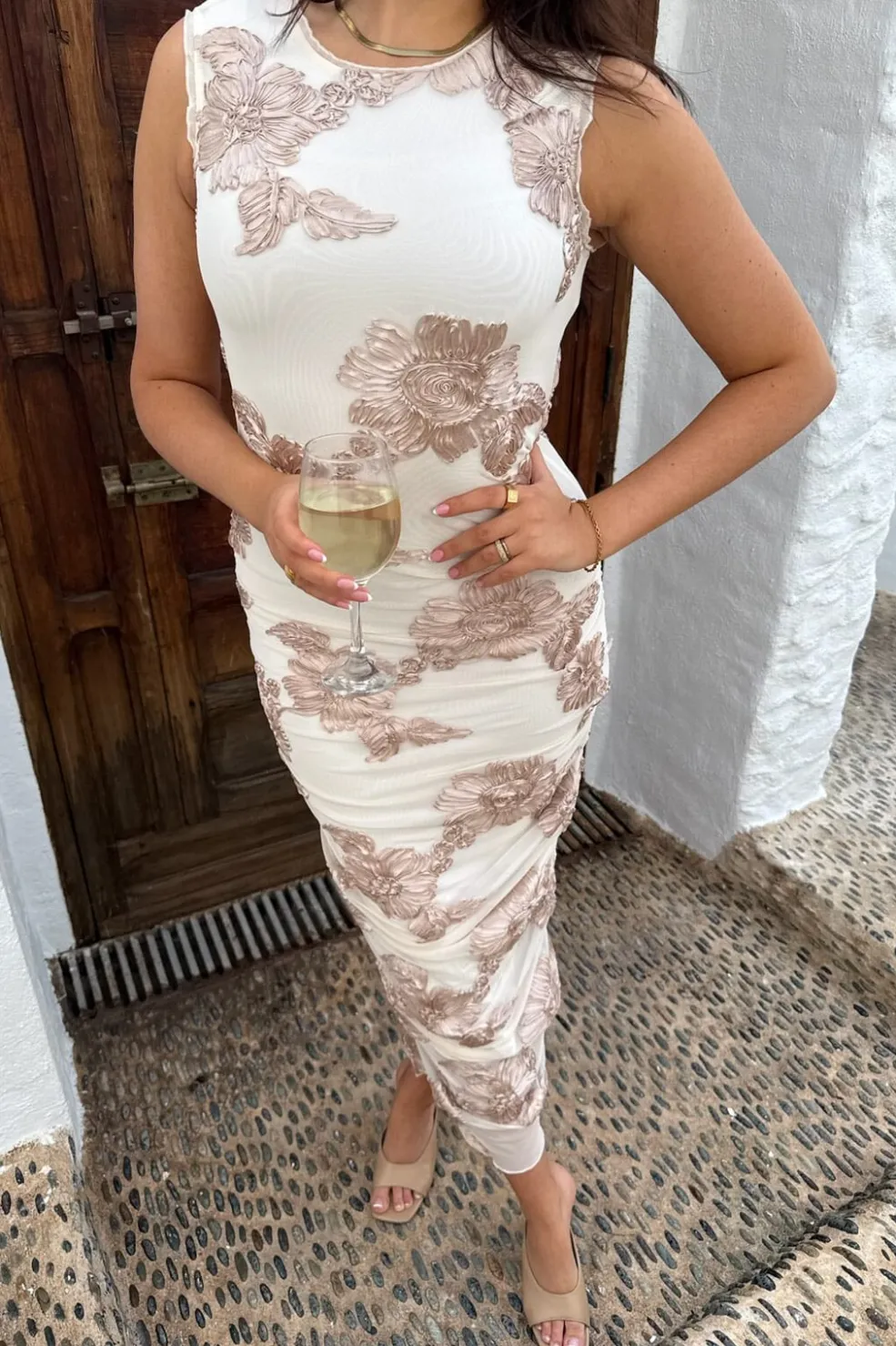 BYIC Miraic Mesh Dress A23766< Kjoler