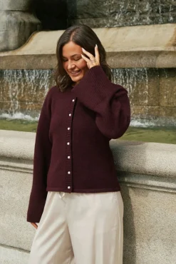 Neo Noir Mixie Knit Cardigan 164837< Cardigans|Ammevenligt Tøj