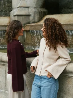 Neo Noir Mixie Knit Cardigan 164837< Cardigans|Ammevenligt Tøj