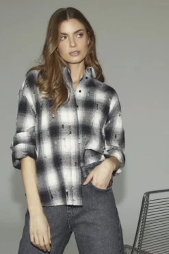 Co´Couture Mobycc Check Shirt 35900< Bluser & Skjorter|Ammevenligt Tøj