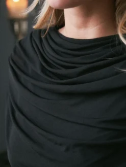 Neo Noir Mottuna Drapy Mesh Dress 167475< Kjoler