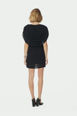 Neo Noir Mottuna Drapy Mesh Dress 167475< Kjoler