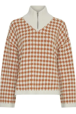 Moss Copenhagen Mschamaria Zip Pullover 19172< Strik|Bluser & Skjorter