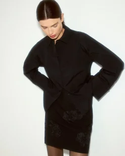 Mschjemila Skirt Emb 19472*Moss Copenhagen Outlet