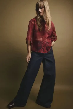 MSCH Copenhagen Mschlettiche 3/4 Shirt 19356< Bluser & Skjorter|Ammevenligt Tøj