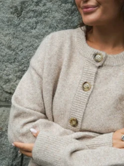 Muki Knit Cardigan 165089*Neo Noir