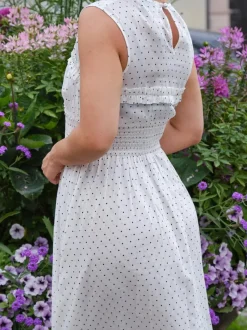 Neo Noir Myrna Dot Dress 166384< Kjoler