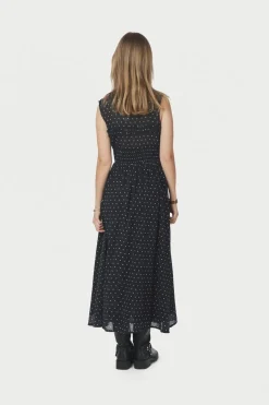 Neo Noir Myrna Dot Dress 166384< Kjoler