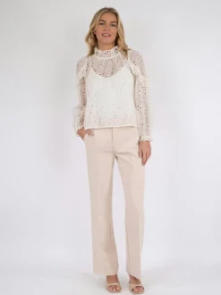 Neo Noir Nadira Embroidery Blouse< Bluser & Skjorter