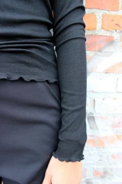 Natalia Ls Round Neck Blouse*Liberte New