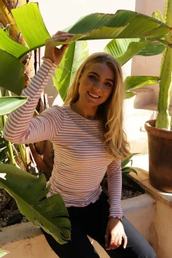 Natalia Ls Round Neck Blouse 9914*Liberte Discount