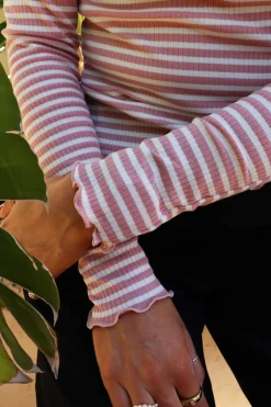 Natalia Ls Round Neck Blouse 9914*Liberte Discount