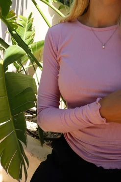 Liberte Natalia Ls Round Neck Blouse 9914< Bluser & Skjorter