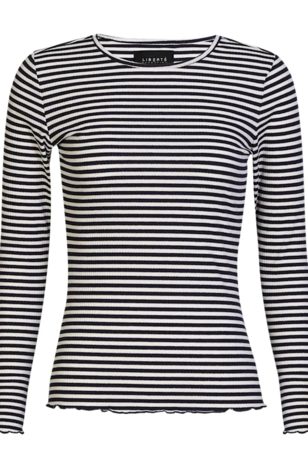 Liberte Natalia Ls Round Neck Blouse 9914< Bluser & Skjorter