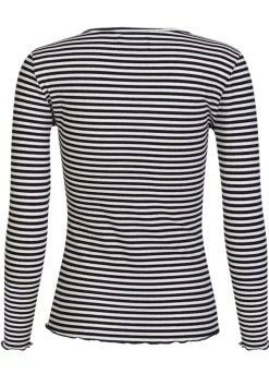 Liberte Natalia Ls Round Neck Blouse 9914< Bluser & Skjorter