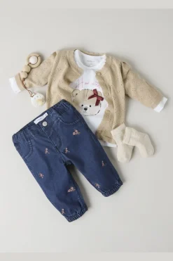 Name It Nbfrose Shaped Emb Jeans 5321-Yb H<Børn Bukser & Leggings