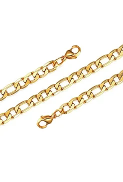 Necklace Figaro Mesh collierfigaro4mm*Mellow Moon New